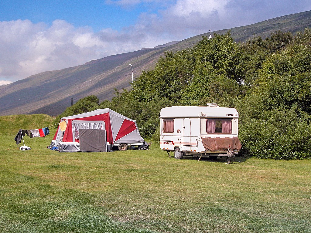 The camping site at Eskifjörður